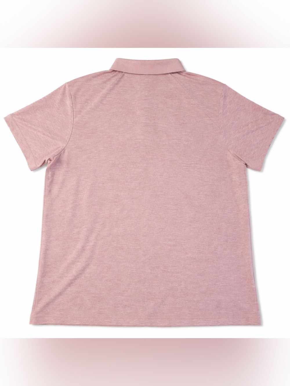 NWT Athletic Works Pink Polo Shirt 2XL Soft Stretch Casual Comfort Tee - Picture 3 of 6